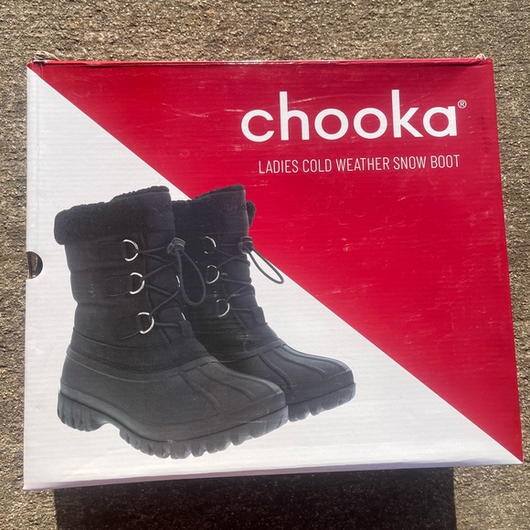 Chooka Women’s Winter Snow Boot - Size 7 - Black - Picture 2 of 9